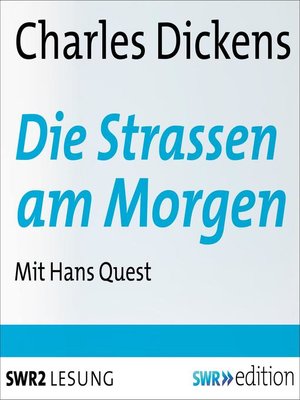 cover image of Die Strassen am Morgen